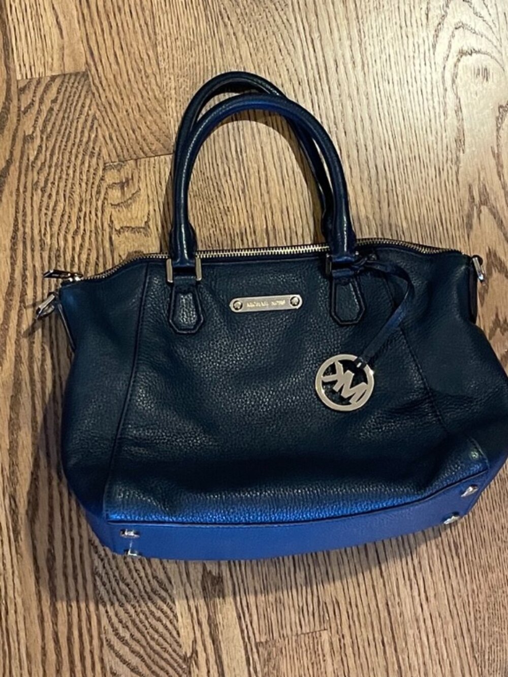 Michael Kors Navy Campbell Satchel